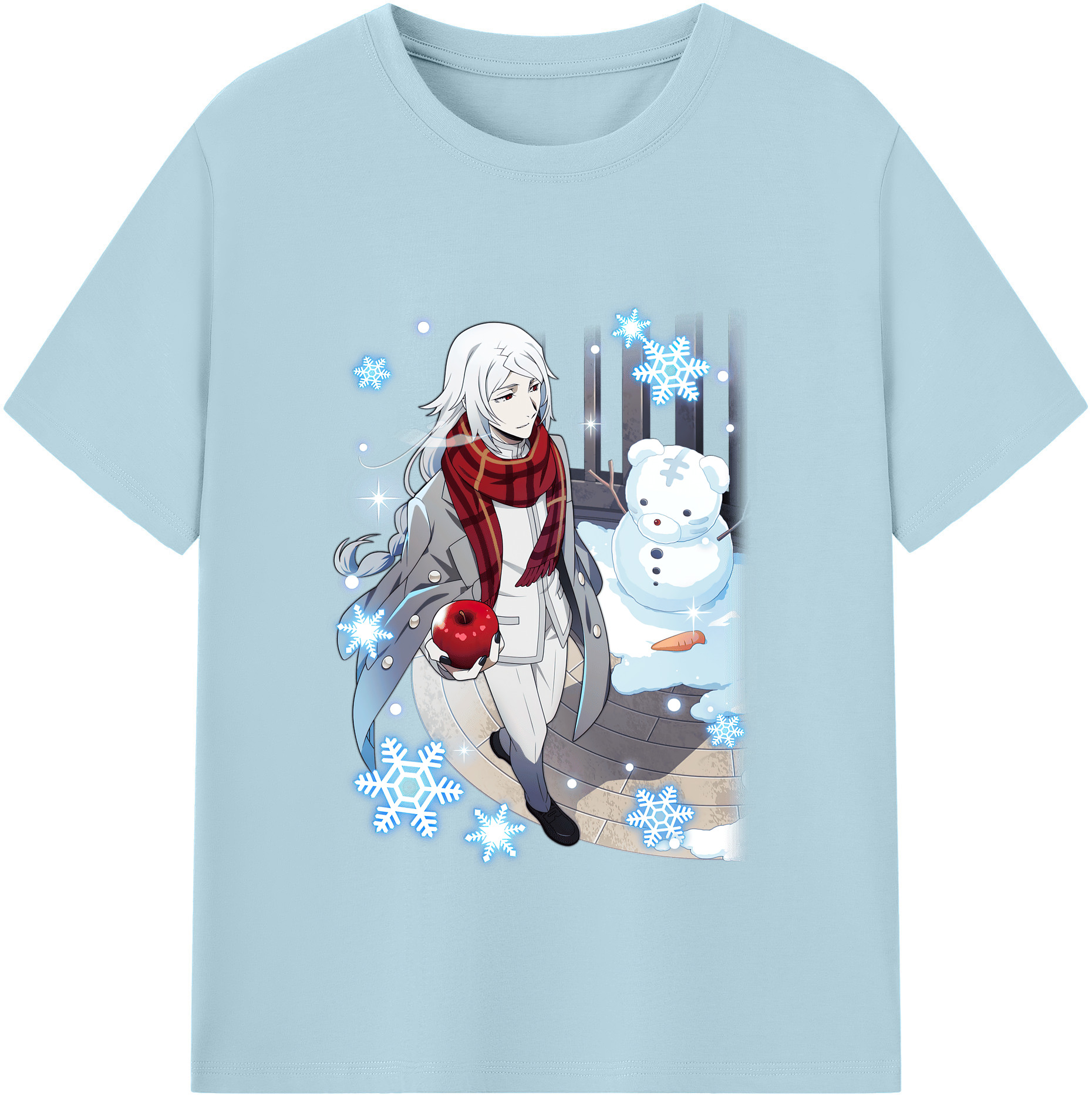 （画像用） 文豪ストレイドッグス Bungo Stray Dogs 綿100％半袖Tシャツ（フロントプリント）
